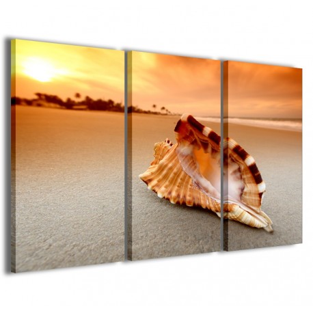 Quadro Poster Tela Conch on Sea 120x90 - 1