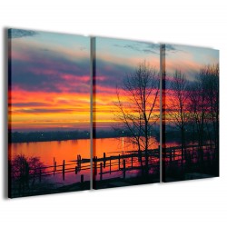 Quadro Poster Tela Coquitlam Sunset 120x90 - 1