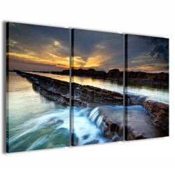 Quadro Poster Tela Fast Water 120x90 - 1