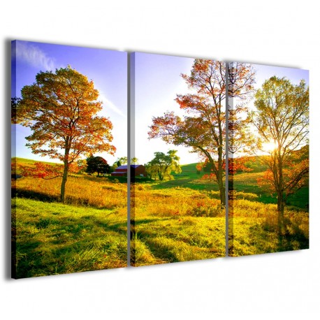 Quadro Poster Tela Golden Rayes 120x90 - 1