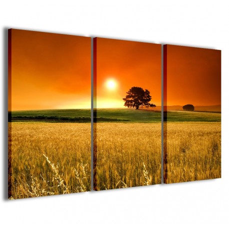 Quadro Poster Tela Lone Tree At Sunset 120x90 - 1