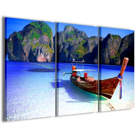 Quadro Poster Tela Long Tail Boat 120x90 - 1