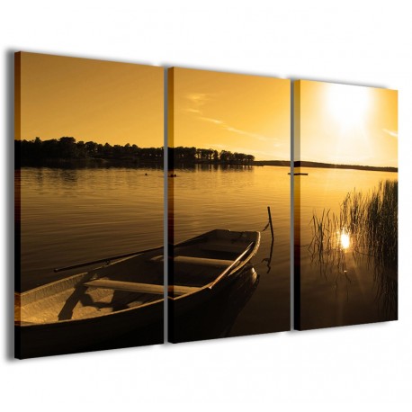 Quadro Poster Tela Morning On The Lake 120x90 - 1