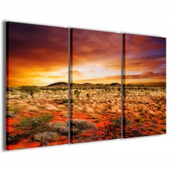 Quadro Poster Tela Orange Dune 120x90