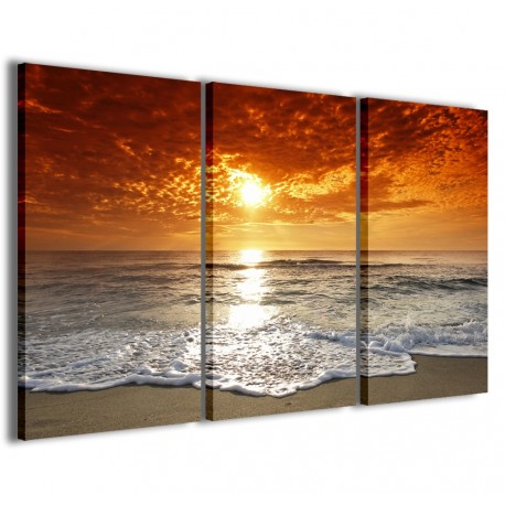 Quadro Poster Tela Red Sun 120x90 - 1