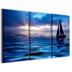 Quadro Poster Tela Sailing Boat II 120x90