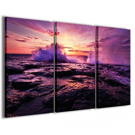 Quadro Poster Tela Sea Colors 120x90 - 1