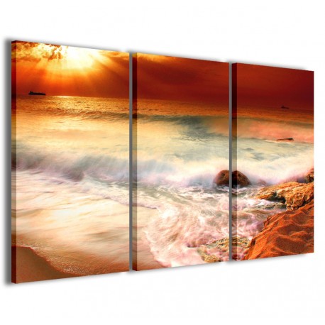 Quadro Poster Tela Seashore 120x90 - 1