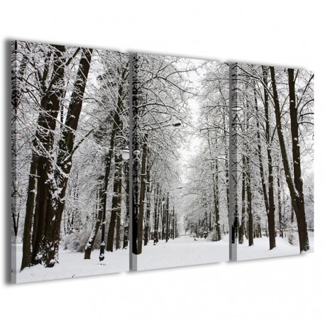 Quadro Poster Tela Snow In Autumn 120x90 - 1