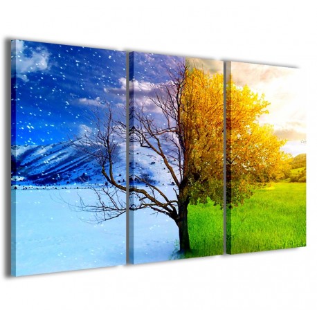 Quadro Poster Tela Summer Winter 120x90 - 1
