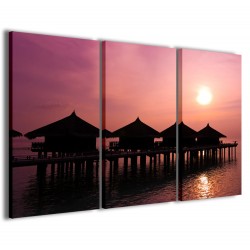 Quadro Poster Tela Sunset 120x90