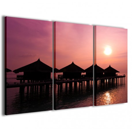 Quadro Poster Tela Sunset 120x90 - 1