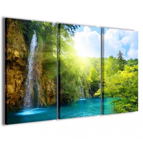 Quadro Poster Tela Waterfalls I 120x90 - 1