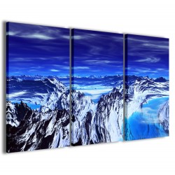 Quadro Poster Tela White Mountain 120x90