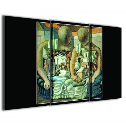 Quadro Poster Tela De Chirico Composition IV 120x90