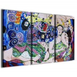 Quadro Poster Tela Gustav Klimt Mosaic