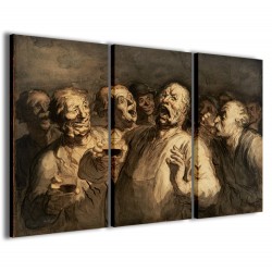 Quadro Poster Tela Honor Daumier 120x90