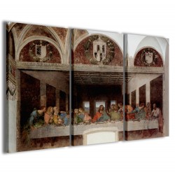 Quadro Poster Tela Leonardo Da Vinci Ultima Cena 120x90