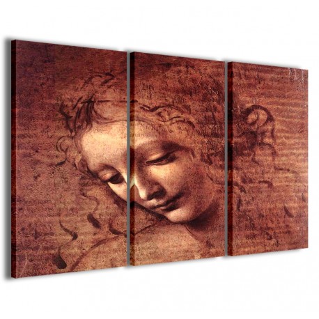 Quadro Poster Tela Leonardo Da Vinci 120x90 - 1