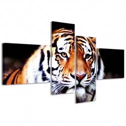 Quadro Poster Tela Tigre I 160x70