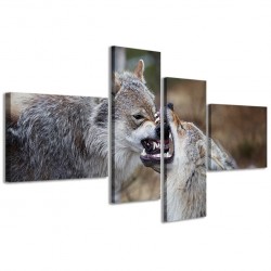 Quadro Poster Tela Wolf 160x70