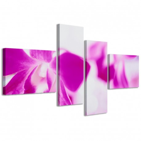 Quadro Poster Tela Abstract Flower 160x70 - 1