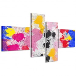 Quadro Poster Tela Abstract Splash 160x70