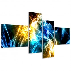 Quadro Poster Tela Water Abstract 160x70