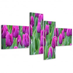 Quadro Poster Tela Holland Tulips 160x70