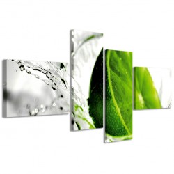 Quadro Poster Tela Lime 160x70