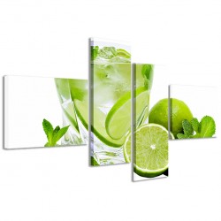 Quadro Poster Tela Mojito III 160x70