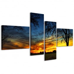 Quadro Poster Tela Beatiful Sunset 160x70 - 1