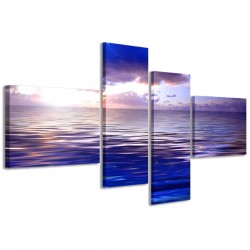 Quadro Poster Tela Blue Sea 160x70