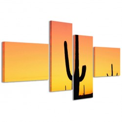 Quadro Poster Tela Cactus 160x70