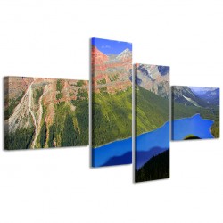 Quadro Poster Tela Canada Landscape 160x70