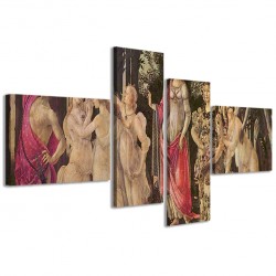 Quadro Poster Tela La Primavera di Botticelli 160x70 - 1