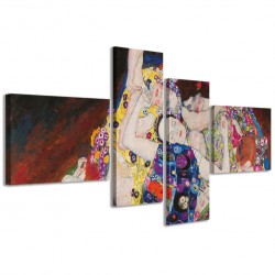 Quadro Poster Tela Gustav Klimt V 160x70