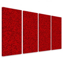 Quadro Poster Tela Abstract Red 160x90 - 1