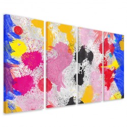 Quadro Poster Tela Abstract Splash 160x90