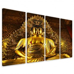 Quadro Poster Tela Buddha VI 160x90