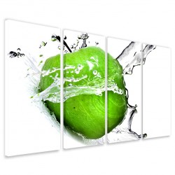 Quadro Poster Tela Apple Green 160x90