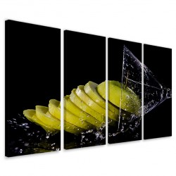 Quadro Poster Tela Apple Green III 160x90