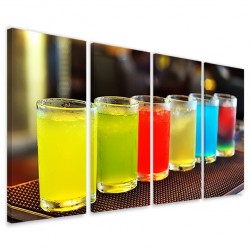 Quadro Poster Tela Cocktail Table Bar 160x90 - 1