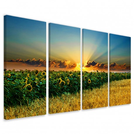 Quadro Poster Tela Beatiful Sunflower II 160x90 - 1