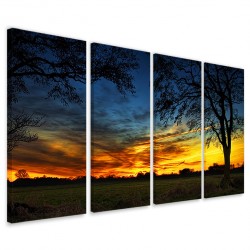 Quadro Poster Tela Beatiful Sunset 160x90