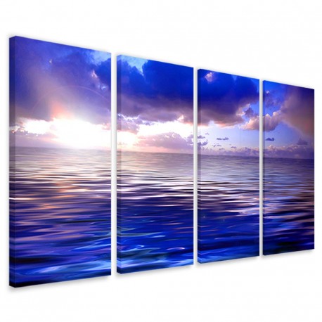 Quadro Poster Tela Blue Sea 160x90 - 1