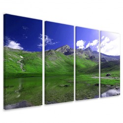 Quadro Poster Tela Charming Mountain 160x90