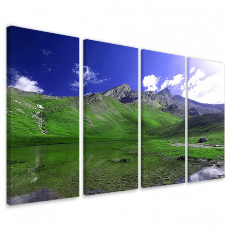 Quadro Poster Tela Charming Mountain 160x90 - 1