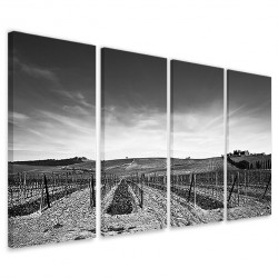 Quadro Poster Tela Colline Senesi 160x90