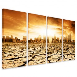 Quadro Poster Tela Desert City 160x90 - 1